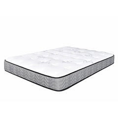 Break-thru 10.5in medium firm quilted-top double sided pocketed coil mattress