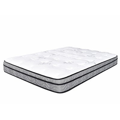 Break-thru 11.5in medium firm euro-top pocketed coil mattress