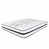 Premium 13.5 Inch plush quilted-top double sided pocketed coil mattress